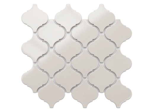 MOZAIKA CERAMICZNA ARABESKA SZARA JASNA