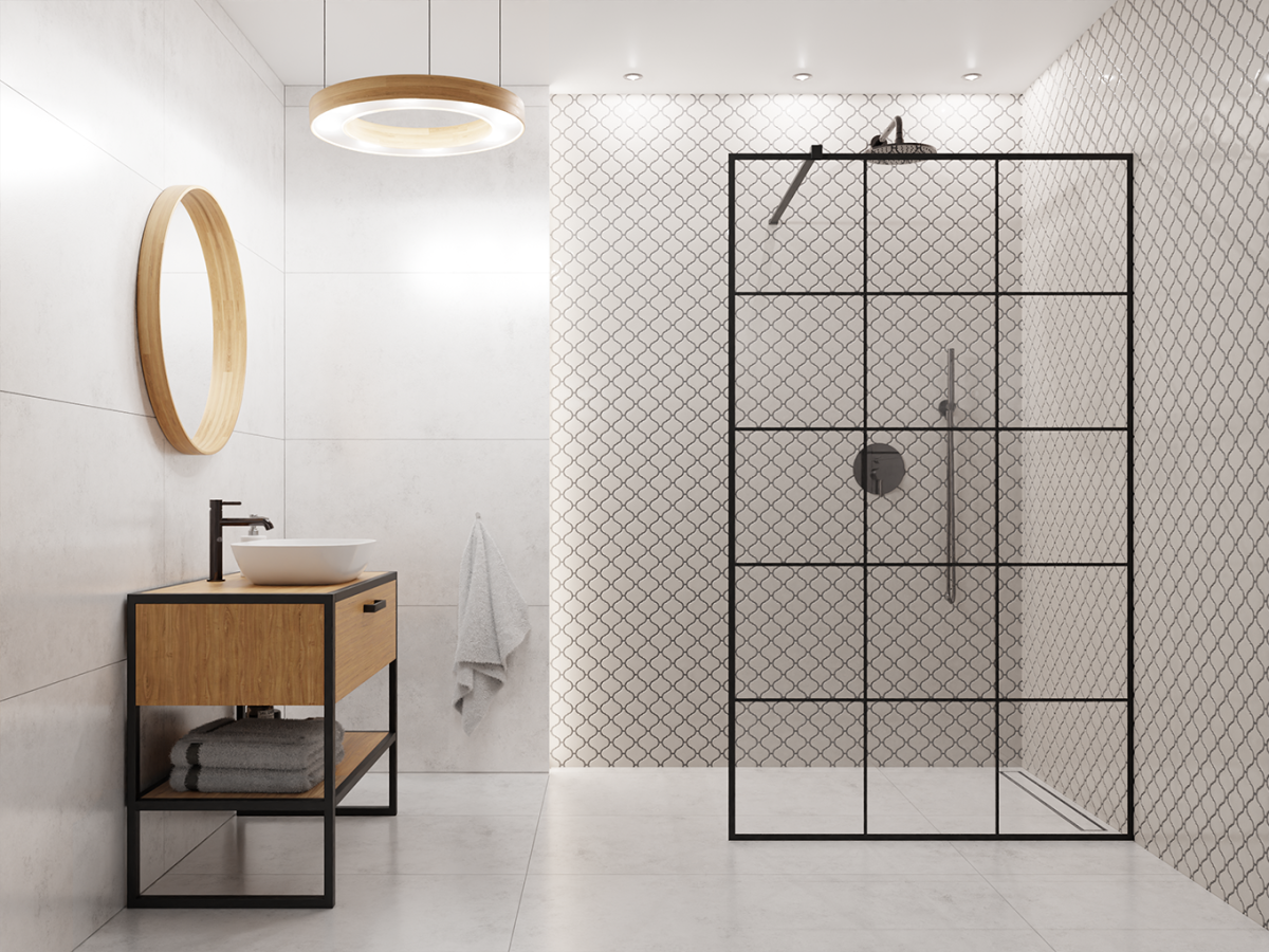 Mozaika ceramiczna Arabeska szara jasna - szklanemozaiki.pl