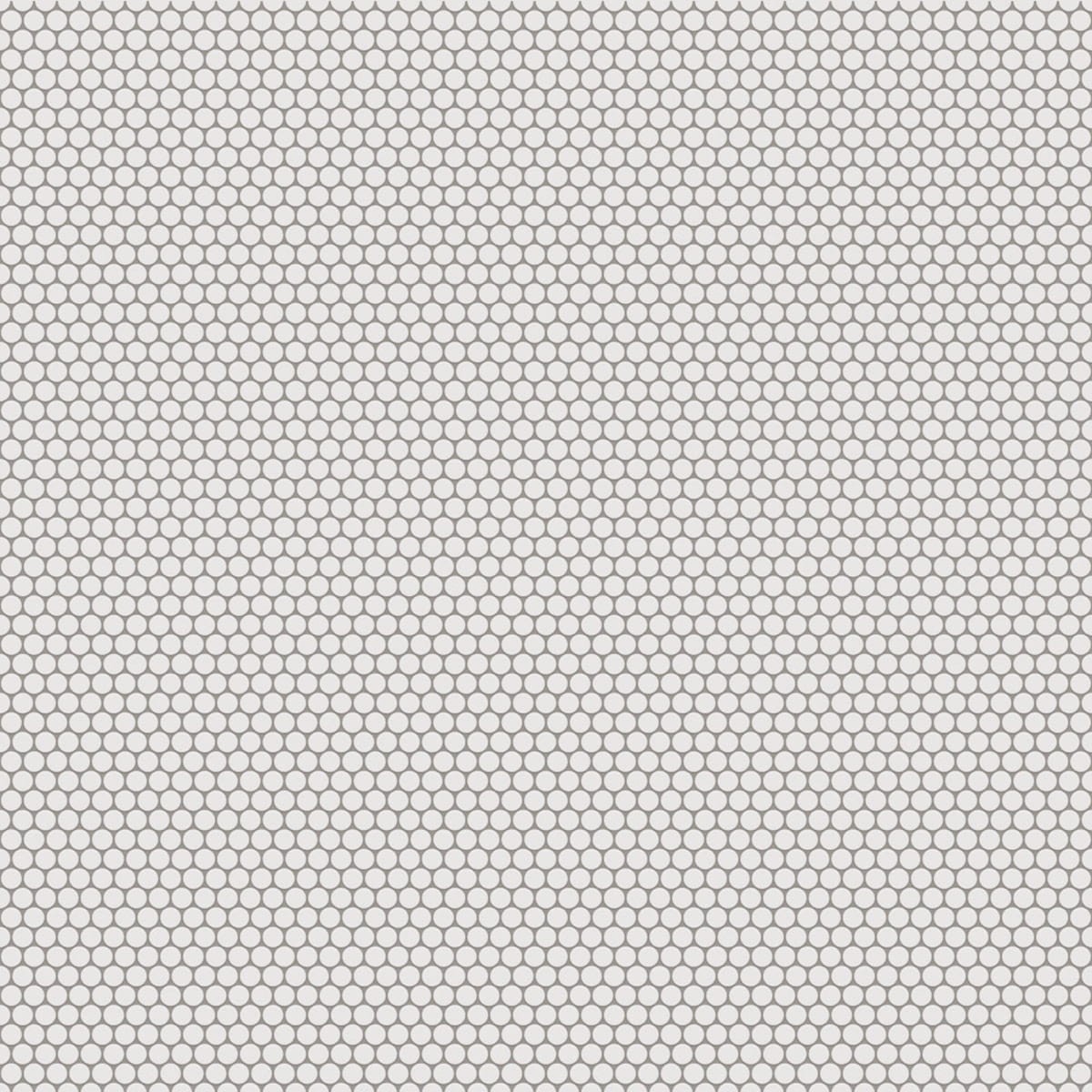 Mozaika ceramiczna Penny Dots white połysk - szklanemozaiki.pl