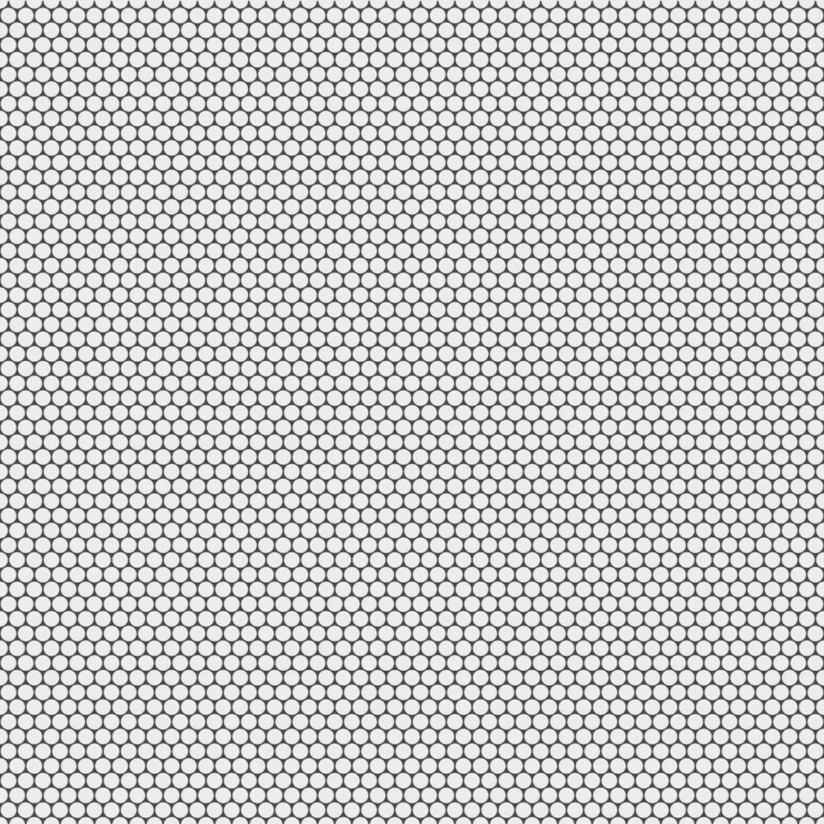 Mozaika ceramiczna Penny Dots white matowa - szklanemozaiki.pl