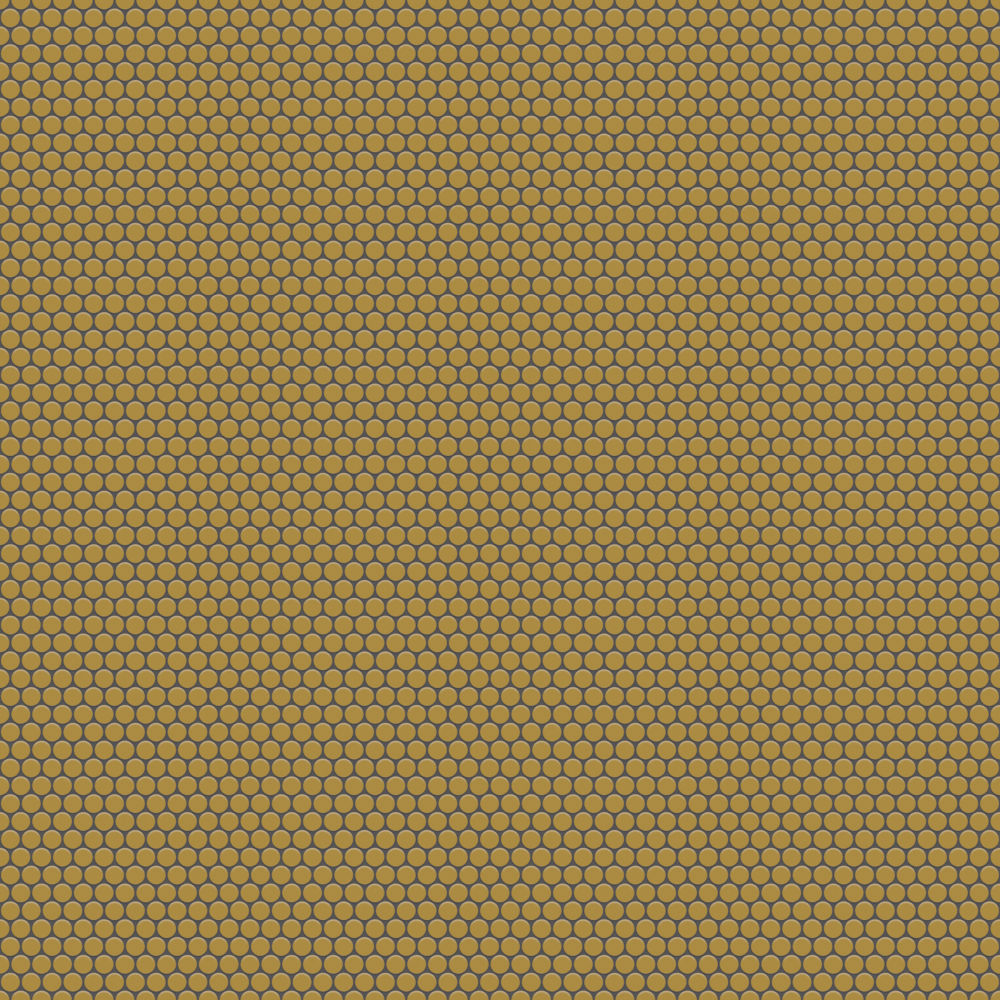 MOZAIKA CERAMICZNA PENNY DOTS ZŁOTA GOLD – dekoracyjne do wnętrz – Szklane Mozaiki