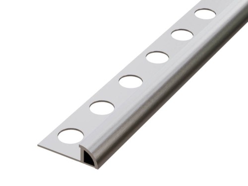 PROFIL ALUMINIOWY NAROŻNY WYKOŃCZENIOWY SREBRNY ANODA DO PŁYTEK