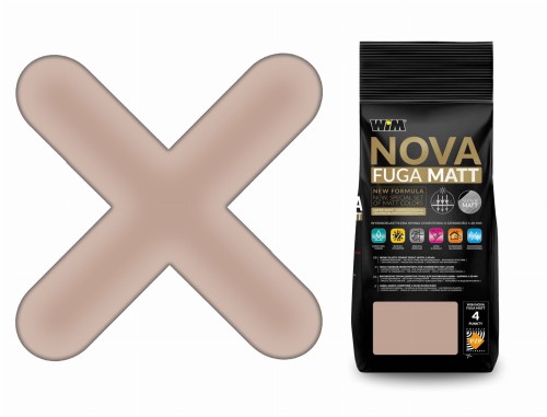 FUGA cementowa NOVA MATT wysokoelastyczna BRĄZ