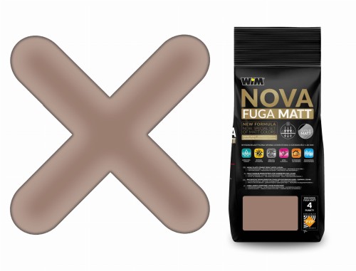 FUGA cementowa NOVA MATT wysokoelastyczna MOCHA