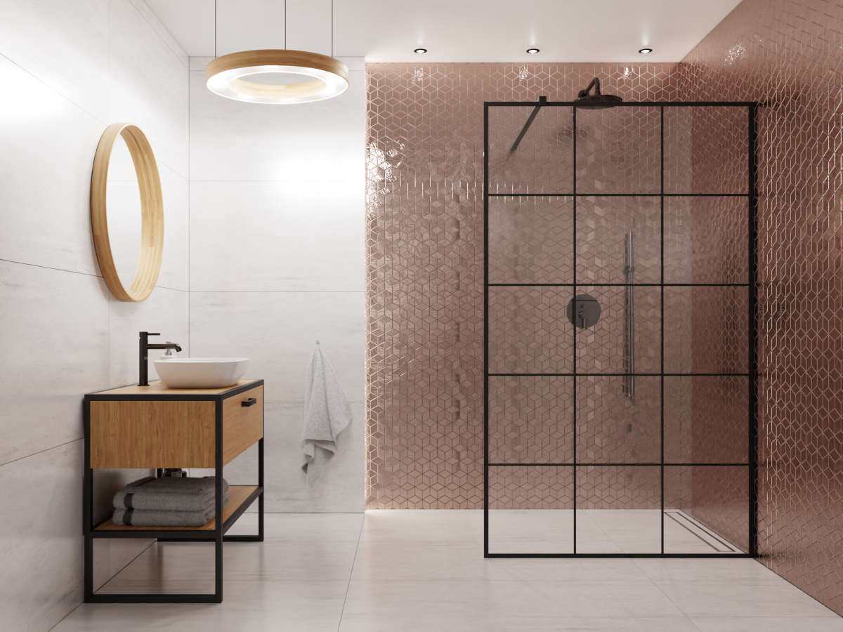 MOZAIKA SZKLANA ROMB DIAMOND COPPER BROWN METALIC – dekoracyjne do wnętrz – Szklane Mozaiki