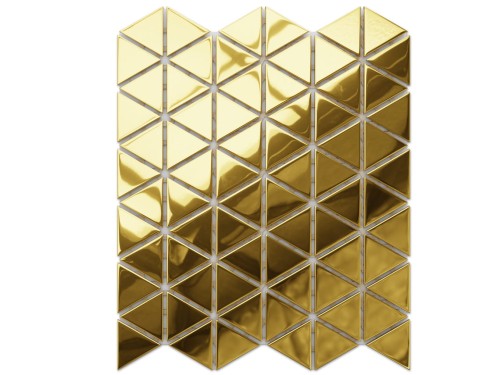 MOZAIKA SZKLANA TRIANGLE BLANKET ZŁOTA GOLD