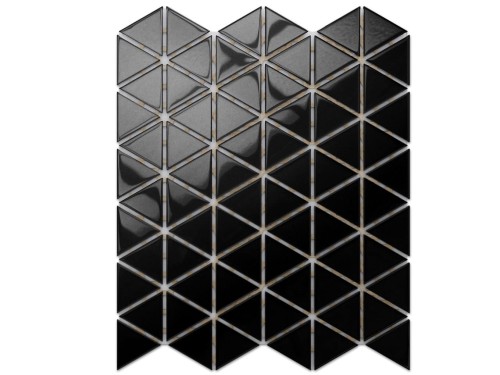 MOZAIKA SZKLANA TRIANGLE BLANKET CZARNA BLACK