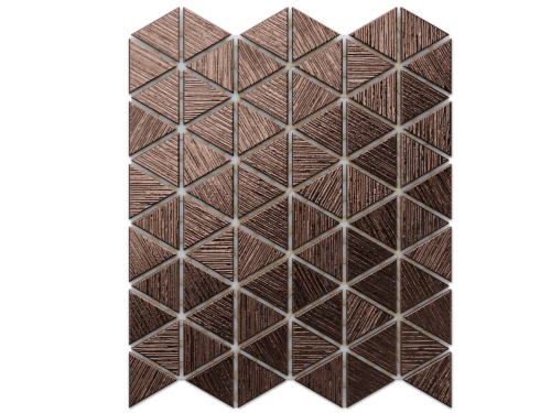 MOZAIKA SZKLANA TRIANGLE BLANKET COPPER BROWN