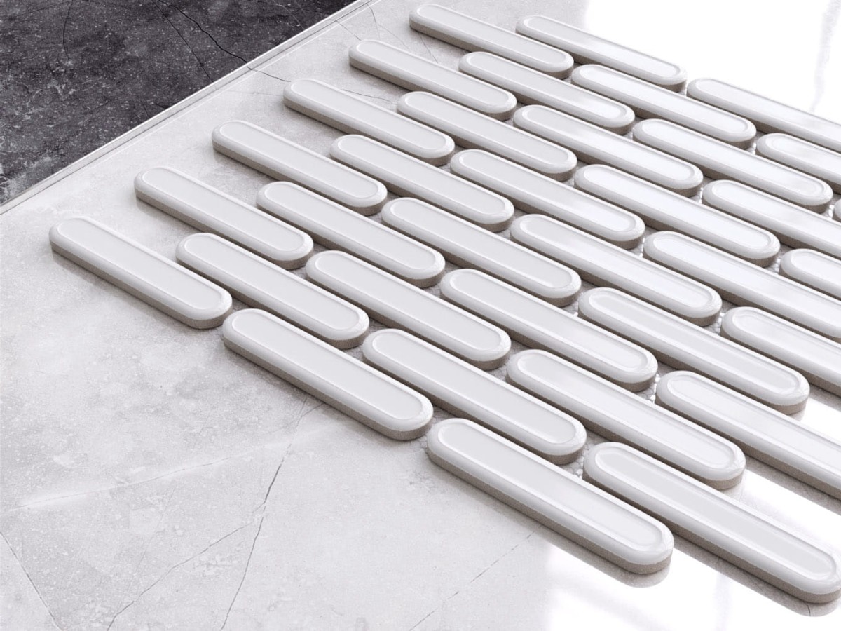 MOZAIKA CERAMICZNA SAVOIARDI WHITE - szklanemozaiki.pl