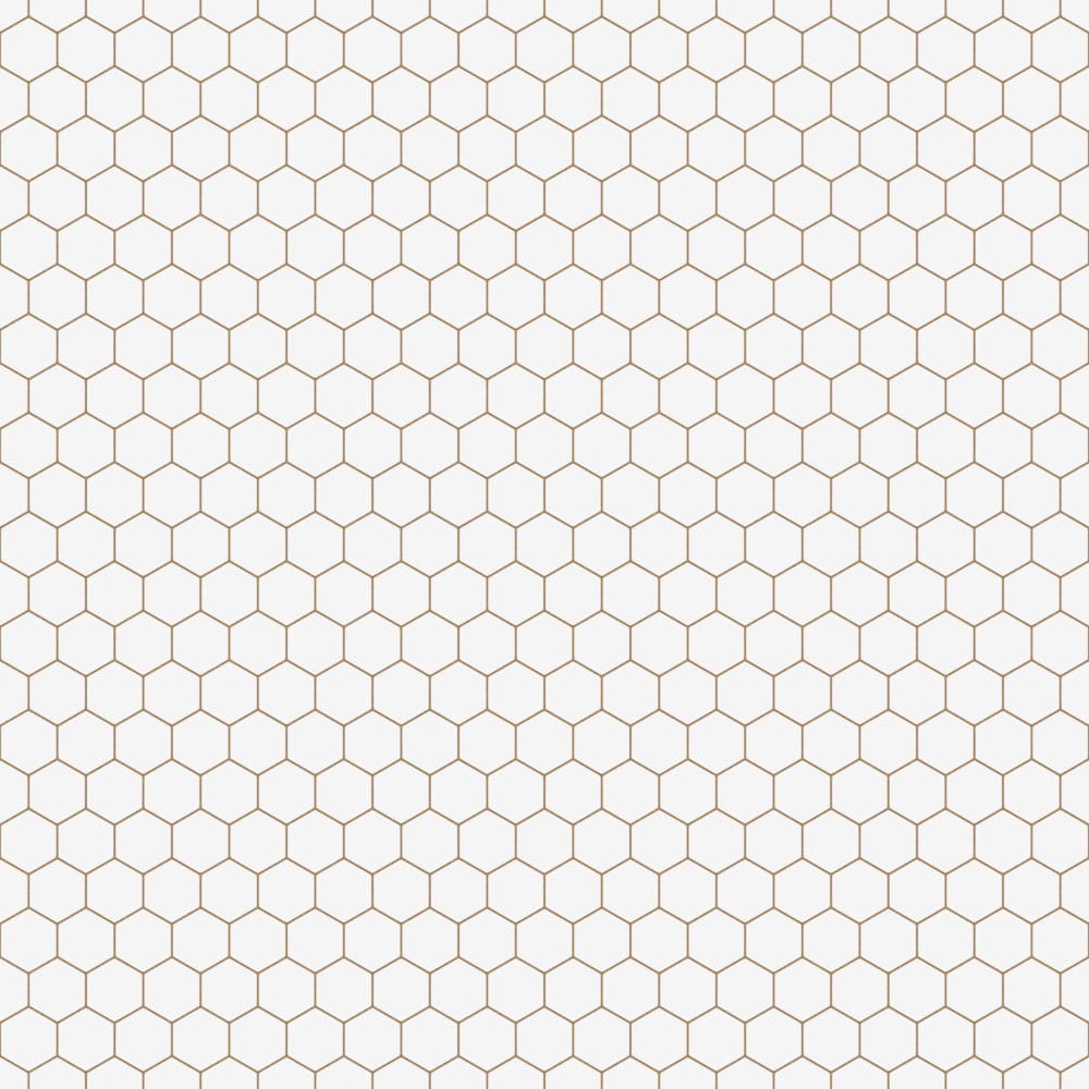 Mozaika ceramiczna Heksagon white biały matowy duży - szklanemozaiki.pl
