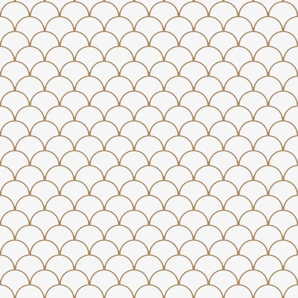 MOZAIKA CERAMICZNA FISH SCALE WHITE MAT – dekoracyjne do wnętrz – Szklane Mozaiki