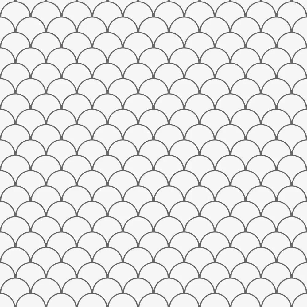 MOZAIKA CERAMICZNA FISH SCALE WHITE MAT – dekoracyjne do wnętrz – Szklane Mozaiki