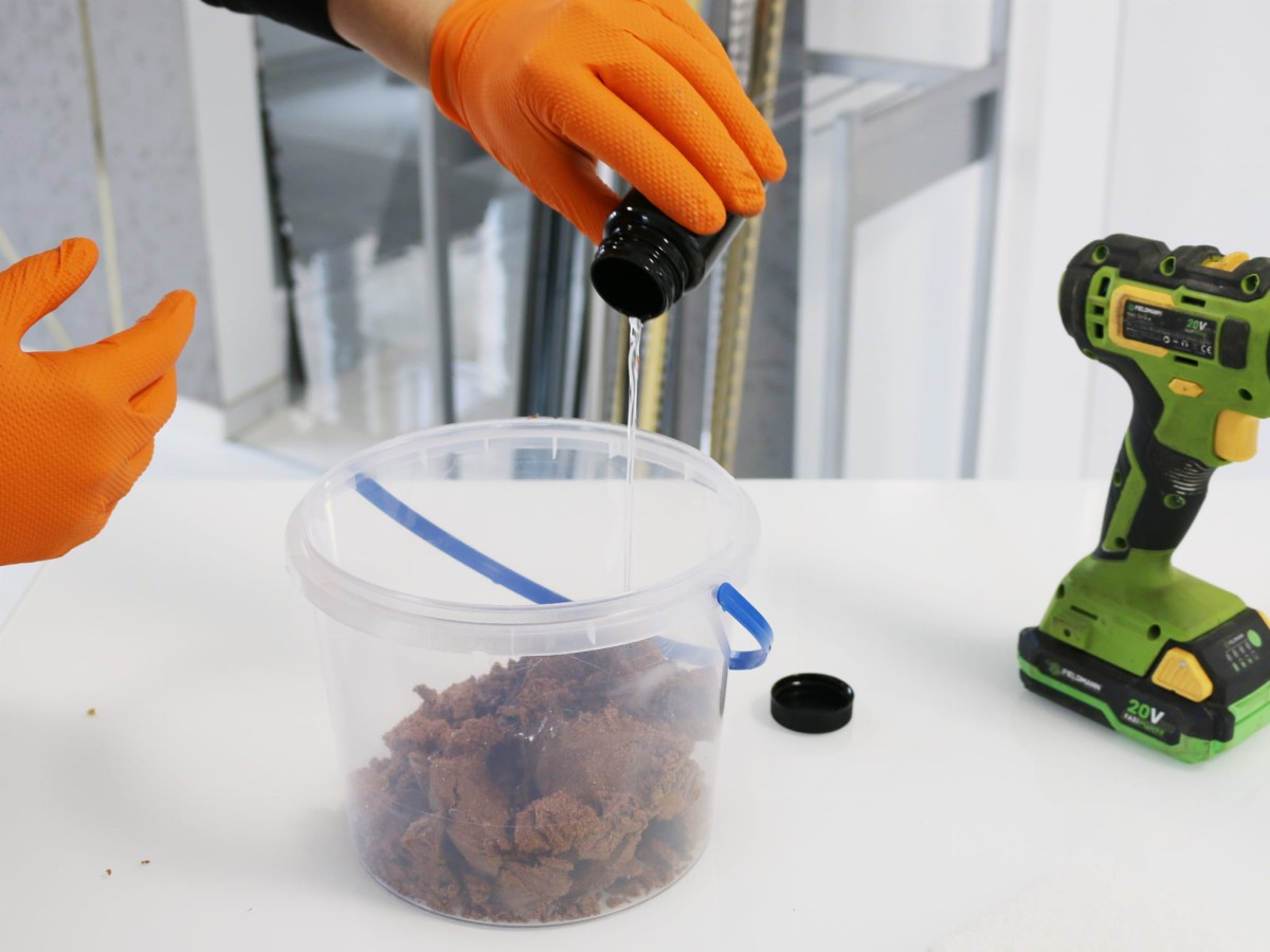 JAKA FUGA | epoksydowa metalizowana FUGA MIEDZIANA 1kg – dekoracyjne do wnętrz – Szklane Mozaiki