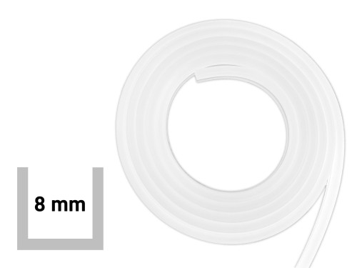 USZCZELKA do szkła 8 mm transparentna - dedykowana 
