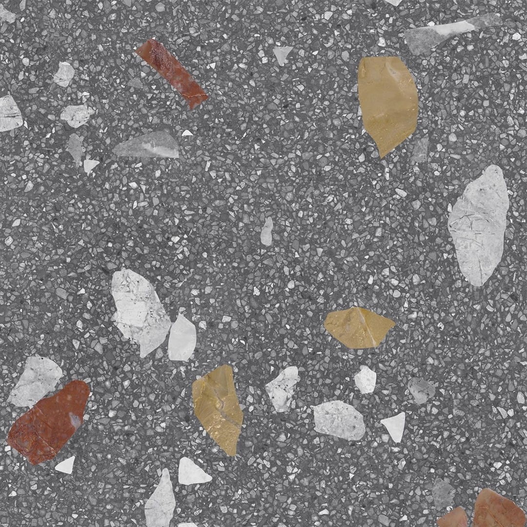 PŁYTKA STARGRES TERAZZO GREY LASTRYCO stracciatella 60x60cm – dekoracyjne do wnętrz – Szklane Mozaiki