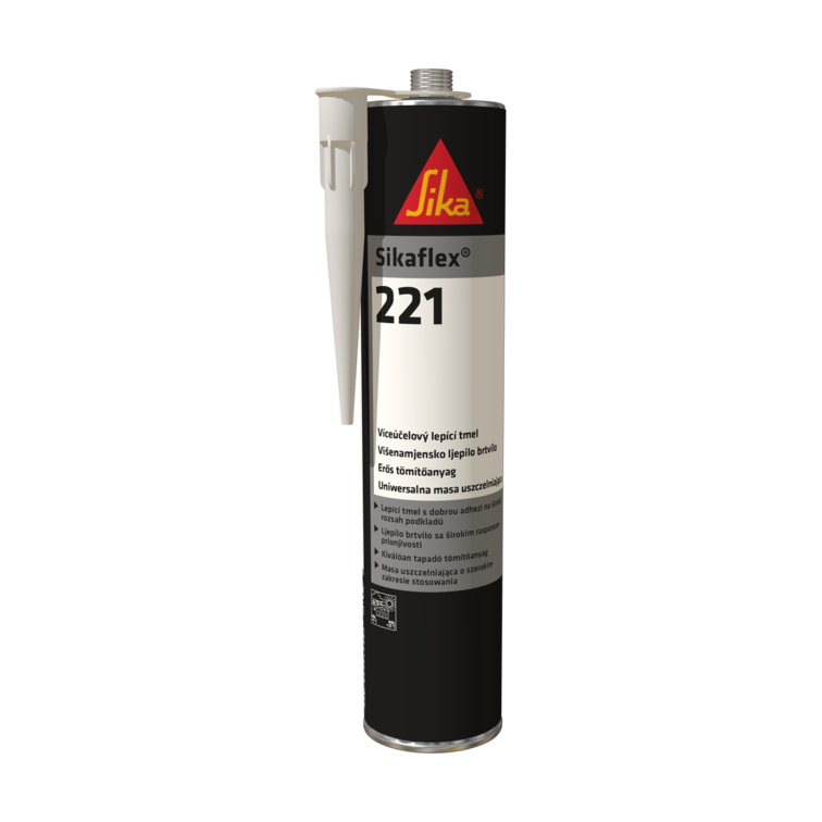 SIKAFLEX 221 KLEJ / USZCZELNIACZ 300ml BIAŁY – dekoracyjne do wnętrz – Szklane Mozaiki