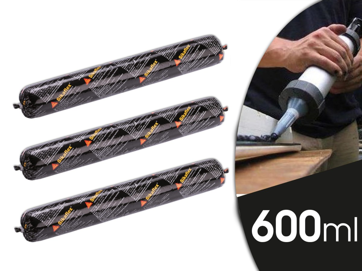 SIKAFLEX 221 KLEJ / USZCZELNIACZ 600ml SZARY – dekoracyjne do wnętrz – Szklane Mozaiki