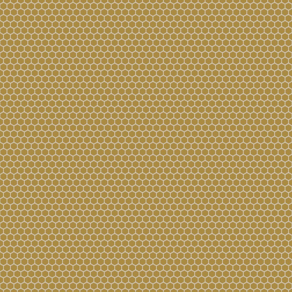 Mozaika ceramiczna Heksagon Gold metalic - szklanemozaiki.pl