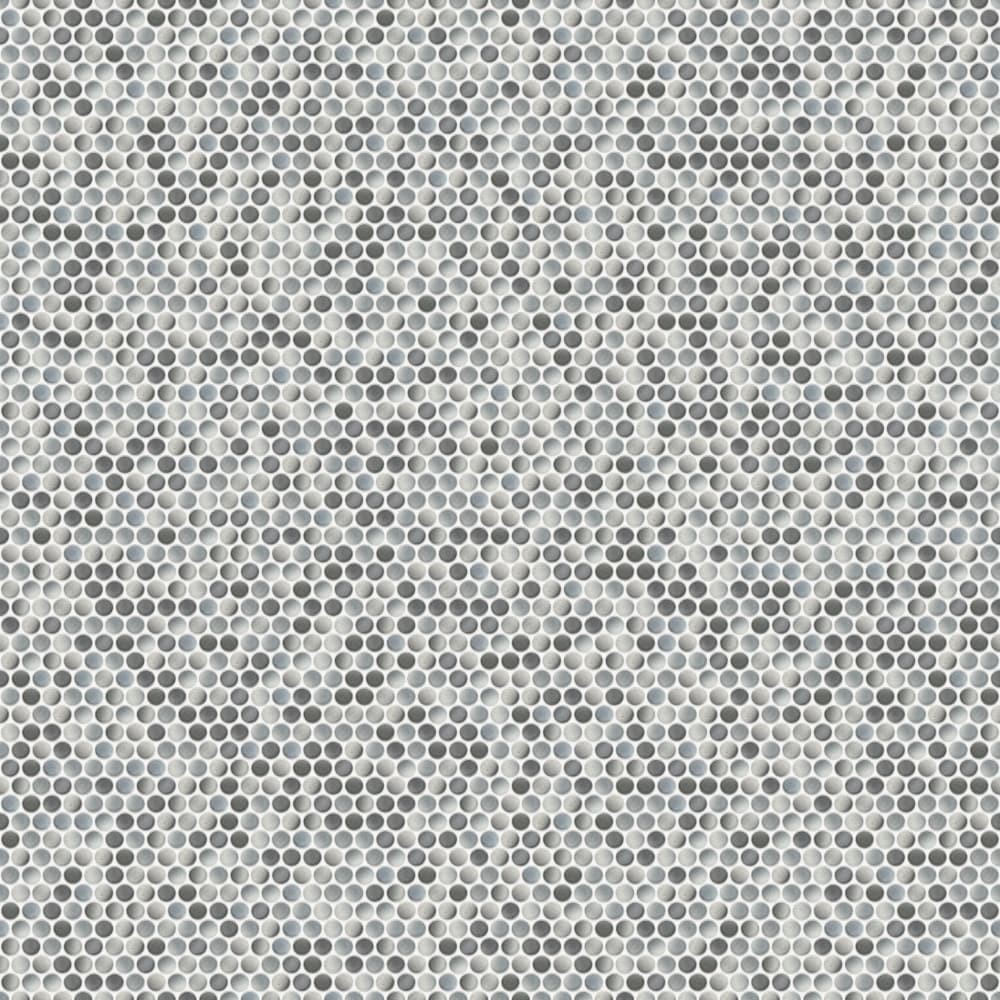 Mozaika ceramiczna Penny Dots multi grey połysk - szklanemozaiki.pl