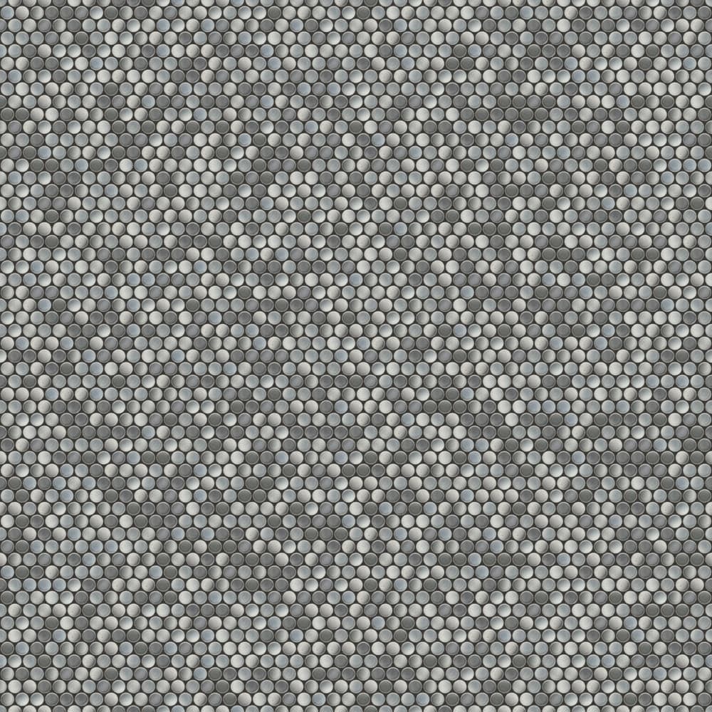 Mozaika ceramiczna Penny Dots multi grey połysk - szklanemozaiki.pl