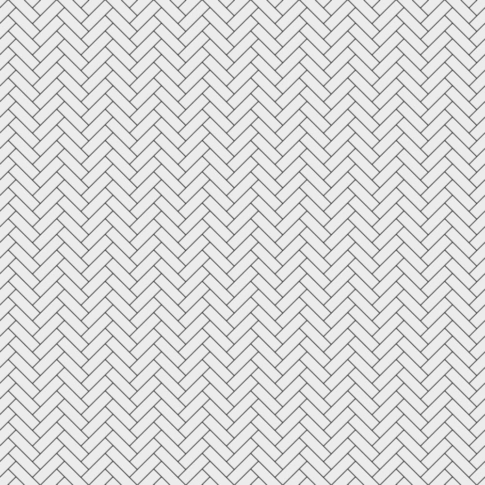 Mozaika ceramiczna mini chevron white połysk - szklanemozaiki.pl