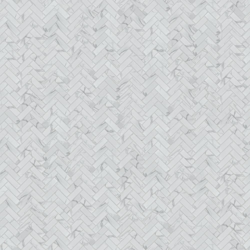 Mozaika ceramiczna mini chevron herringbone carrara matowa - szklanemozaiki.pl
