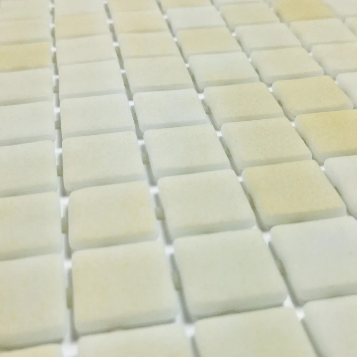 MOZAIKA BASENOWA TOGAMA NIEBLA BEIGE SILK MAT – dekoracyjne do wnętrz – Szklane Mozaiki