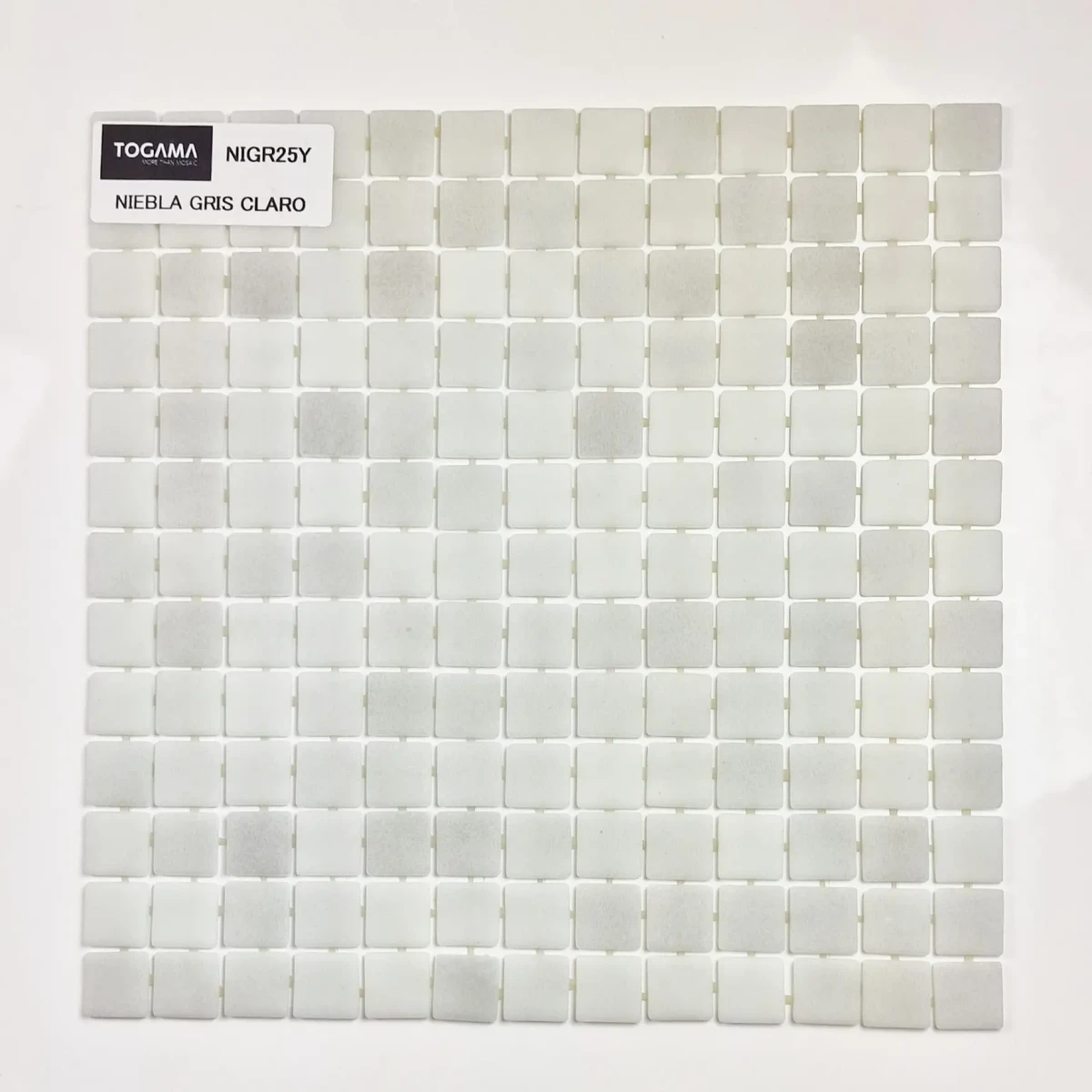 MOZAIKA BASENOWA TOGAMA NIEBLA GRIS SILK MAT – dekoracyjne do wnętrz – Szklane Mozaiki
