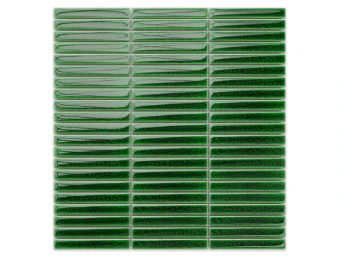 MOZAIKA CERAMICZNA MINI PIANO GREEN CRACKLE