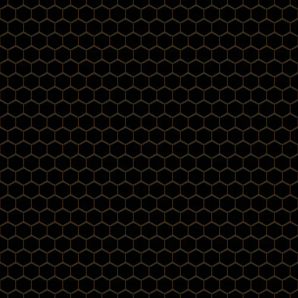 MOZAIKA CERAMICZNA HEKSAGON BLACK MATOWA – dekoracyjne do wnętrz – Szklane Mozaiki
