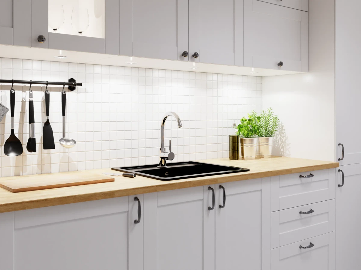 MOZAIKA CERAMICZNA SQUARE WHITE MATOWA – dekoracyjne do wnętrz – Szklane Mozaiki