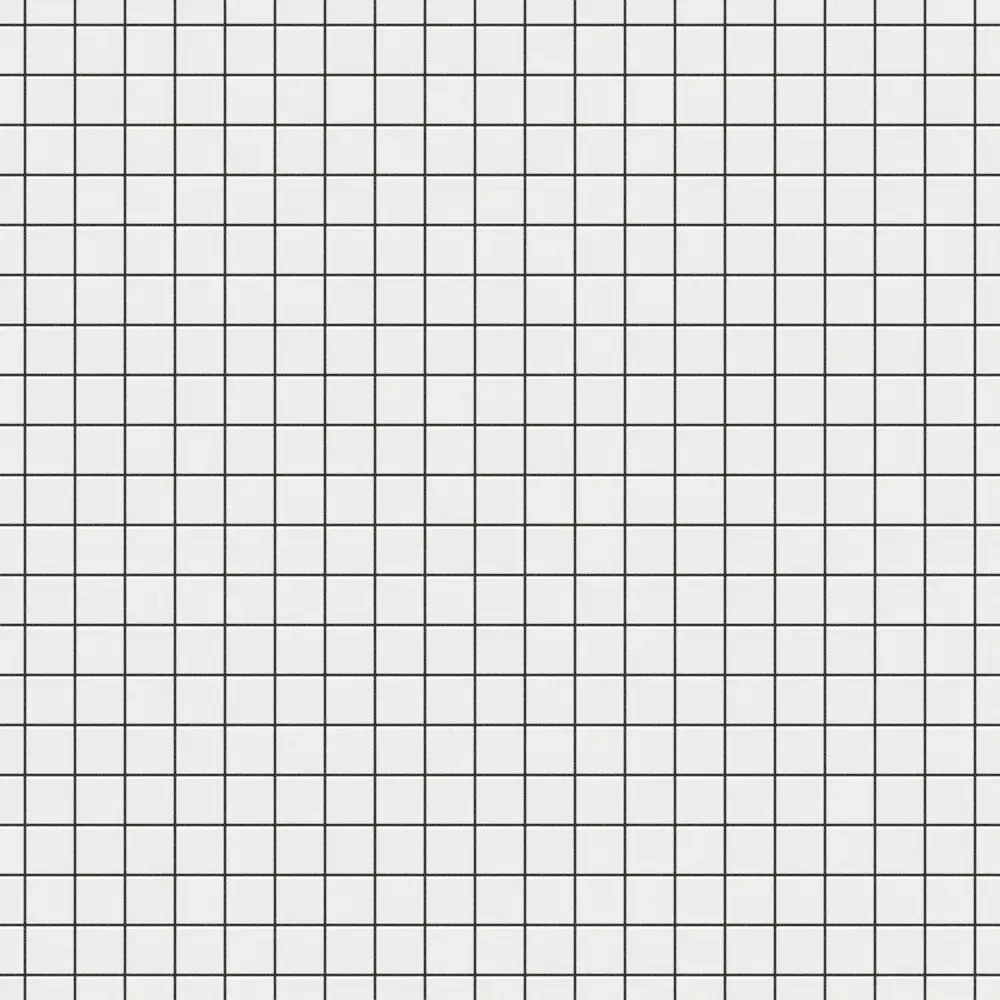 MOZAIKA CERAMICZNA SQUARE WHITE MATOWA – dekoracyjne do wnętrz – Szklane Mozaiki