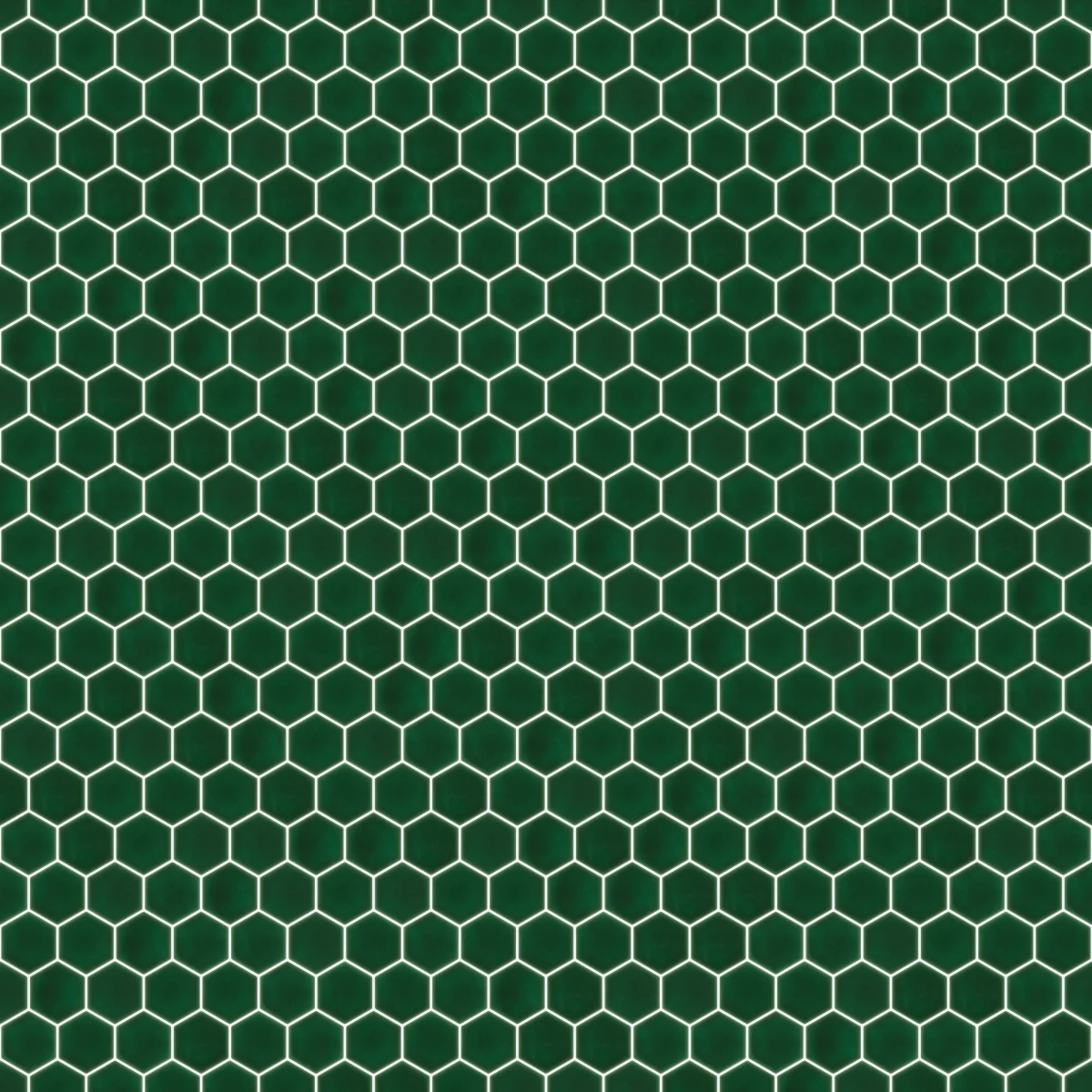 MOZAIKA CERAMICZNA HEKSAGON DEEP GREEN – dekoracyjne do wnętrz – Szklane Mozaiki