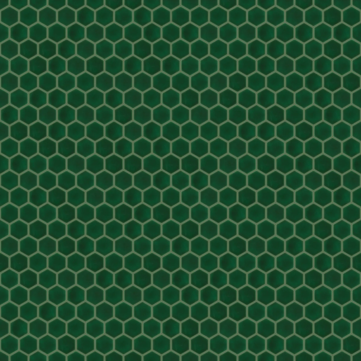 MOZAIKA CERAMICZNA HEKSAGON DEEP GREEN – dekoracyjne do wnętrz – Szklane Mozaiki