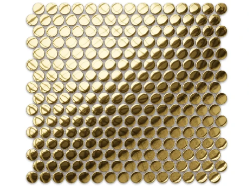 MOZAIKA CERAMICZNA PENNY DOTS ZŁOTA GOLD