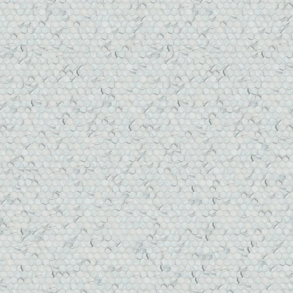 Mozaika ceramiczna Heksagon mini Carraca matowa - szklanemozaiki.pl