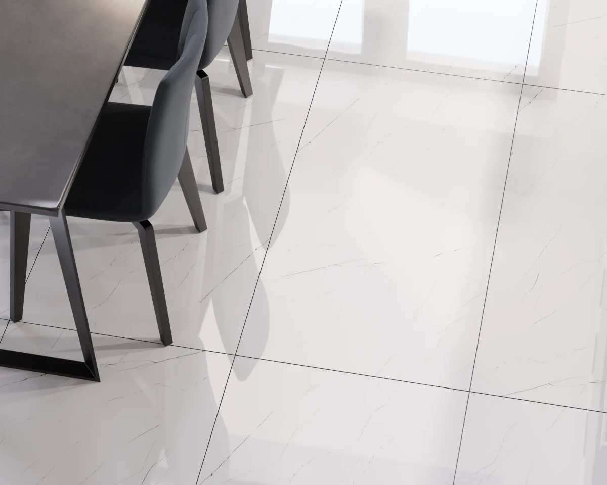 PŁYTKA REKTYFIKOWANA WHITE CLASSIC CARRARA POLER 60x120cm – dekoracyjne do wnętrz – Szklane Mozaiki