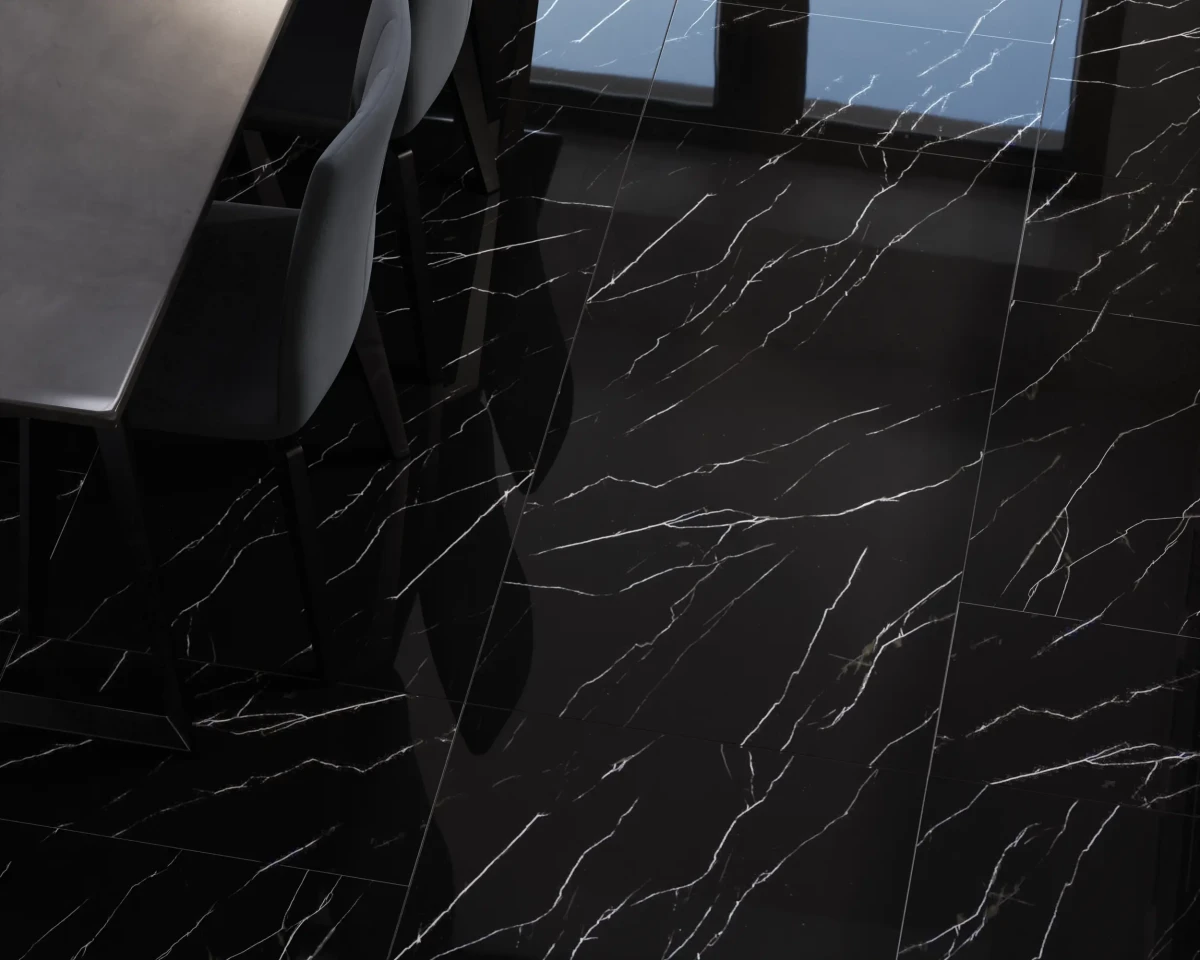 PŁYTKA REKTYFIKOWANA BLACK CLASARA POLER 60x120cm – dekoracyjne do wnętrz – Szklane Mozaiki