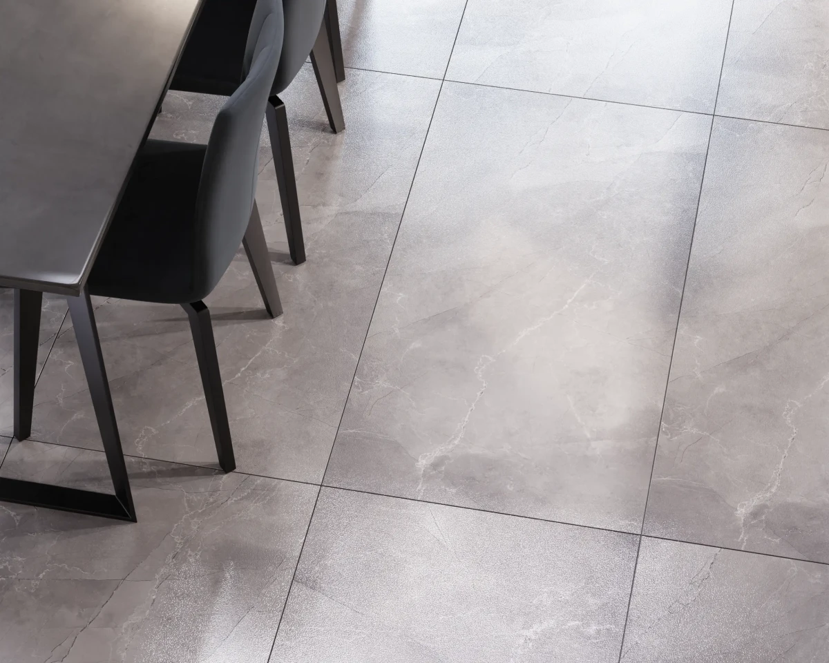 PŁYTKA REKTYFIKOWANA LELIO REMOS GREY SZARA LAPPATO 60x60 – dekoracyjne do wnętrz – Szklane Mozaiki