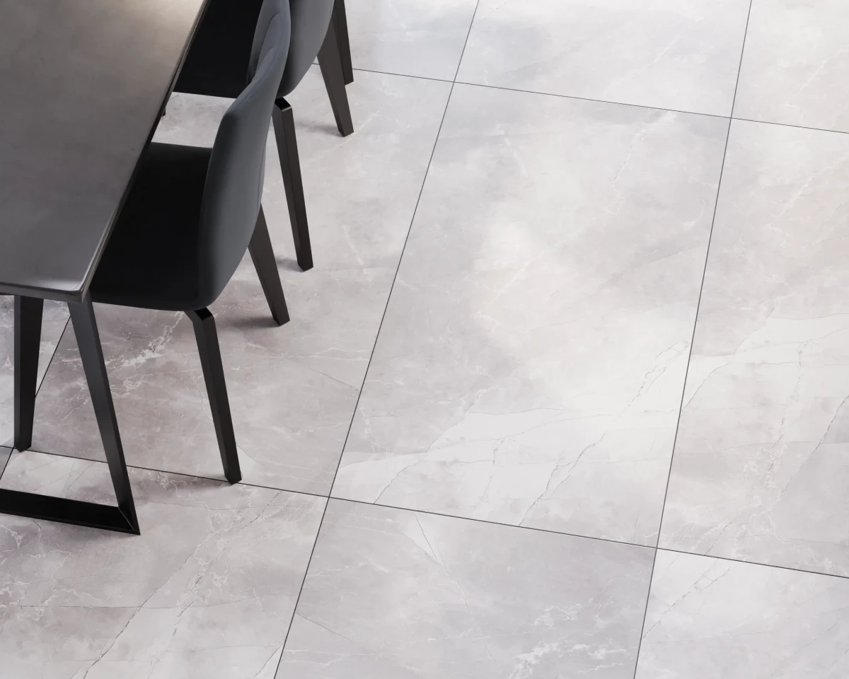 PŁYTKA REKTYFIKOWANA LELIO REMOS BIANCO JASNA SZARA MAT 60x120cm – dekoracyjne do wnętrz – Szklane Mozaiki