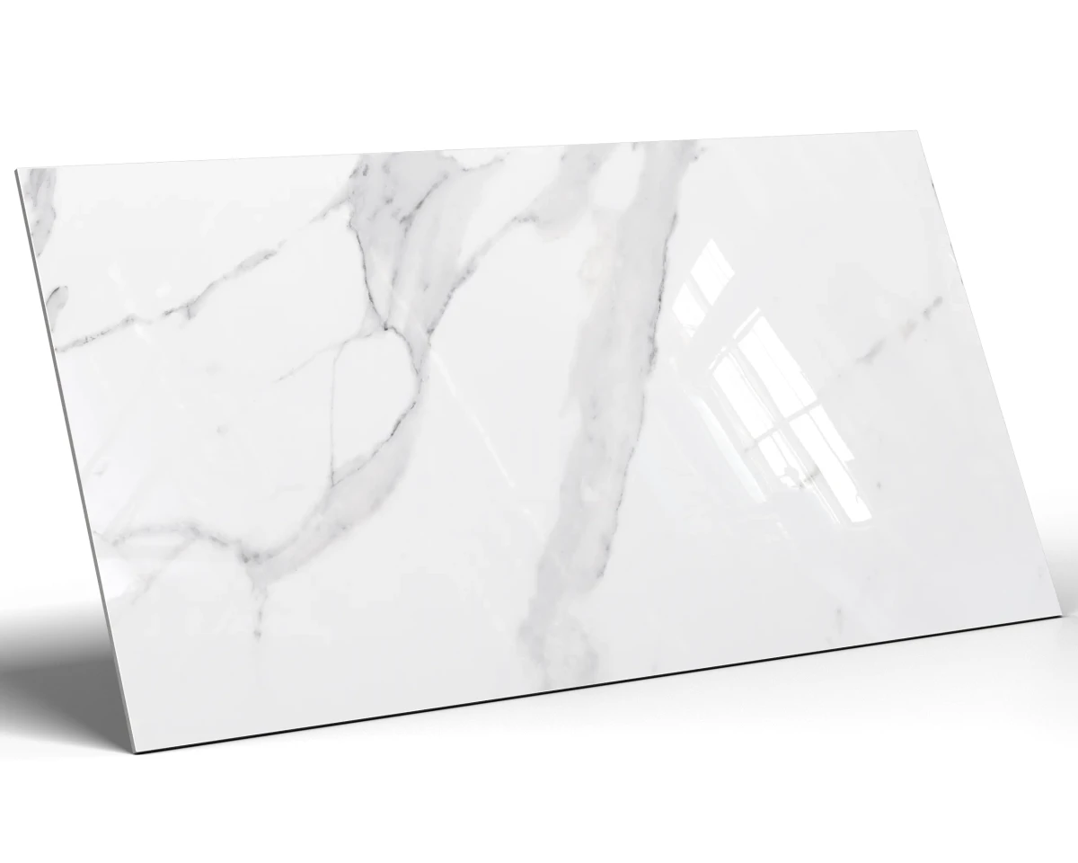 PŁYTKA REKTYFIKOWANA STELLA WHITE POLER 60x120cm – dekoracyjne do wnętrz – Szklane Mozaiki