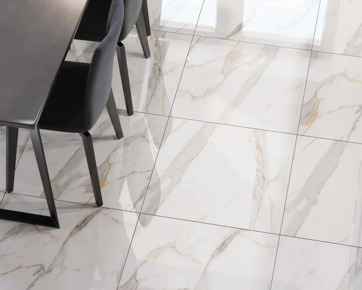 PŁYTKA REKTYFIKOWANA SWISS GOLD POLER 60x60cm – dekoracyjne do wnętrz – Szklane Mozaiki