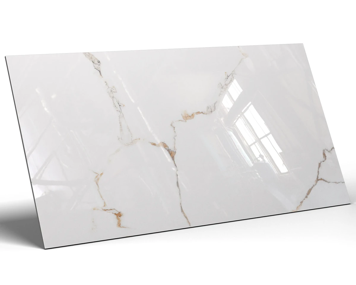 PŁYTKA REKTYFIKOWANA TRIVENTO WHITE POLER 60x120cm – dekoracyjne do wnętrz – Szklane Mozaiki