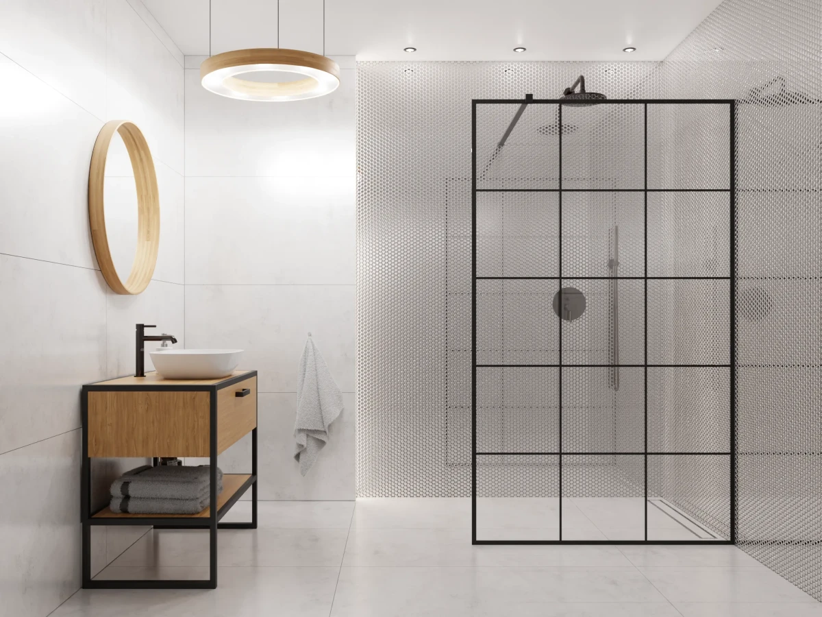 MOZAIKA CERAMICZNA PENNY DOTS SILVER CHROM METALIC – dekoracyjne do wnętrz – Szklane Mozaiki