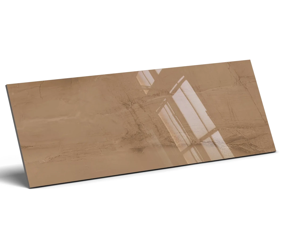 PŁYTKA ŚCIENNA CERAMIKA COLOR TERRA BROWN POŁYSK 25x75 gat. I  – dekoracyjne do wnętrz – Szklane Mozaiki