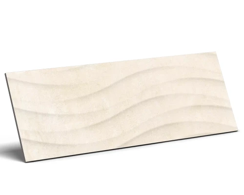 PŁYTKA ŚCIENNA CERAMIKA KOŃSKIE OREGON WAVE CREAM POŁYSK 25x75 gat. I
