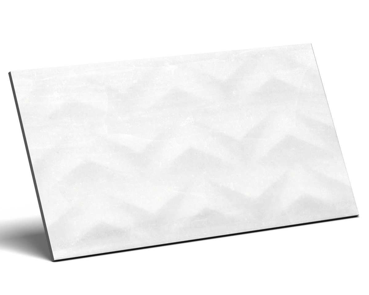 PŁYTKA ŚCIENNA CERAMIKA KOŃSKIE TAMPA AXIS WHITE POLER 30x60 gat. I  – dekoracyjne do wnętrz – Szklane Mozaiki