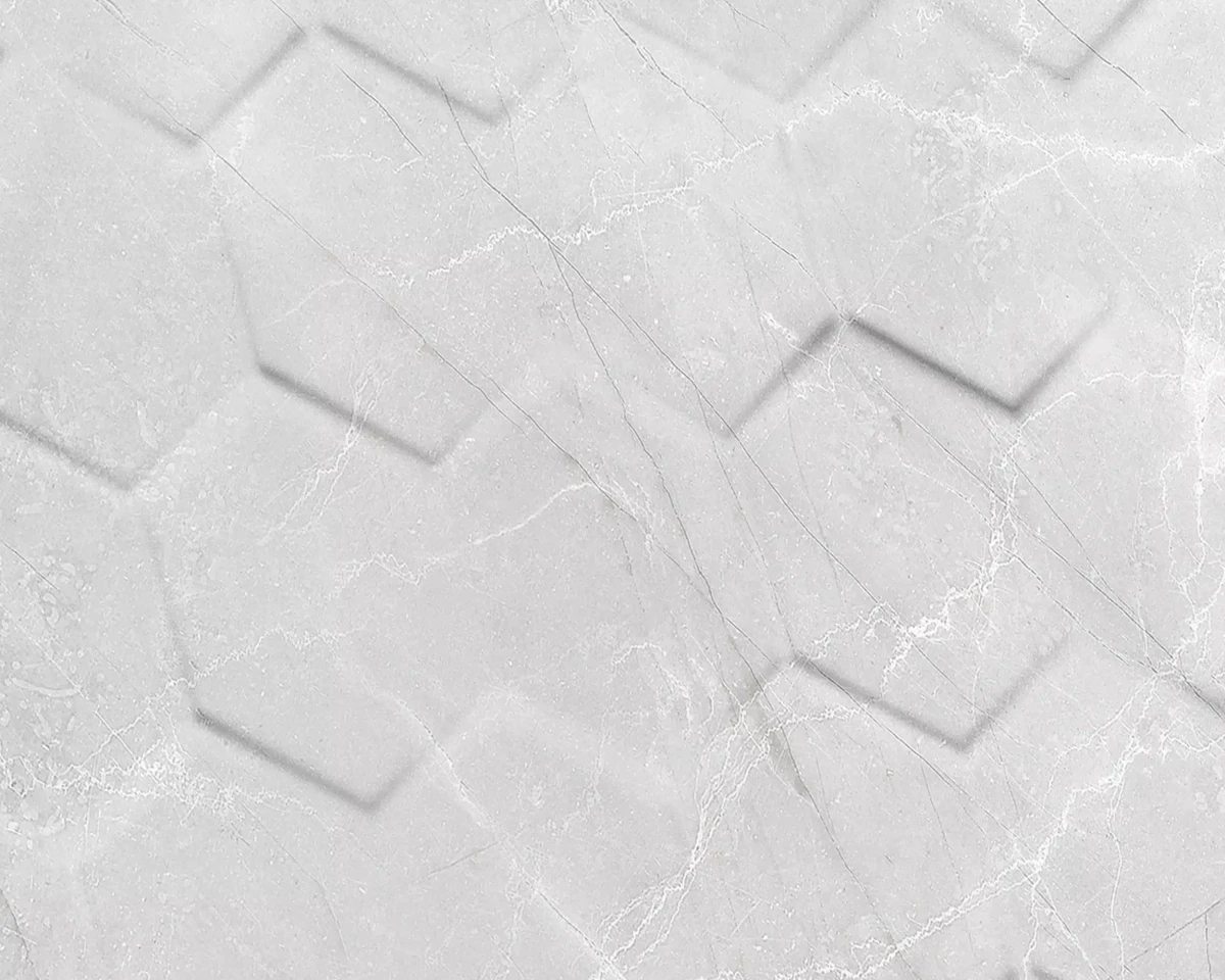 PŁYTKA ŚCIENNA CERAMIKA KOŃSKIE BRAGA HEKSAGON WHITE (3D) 25x75 gat. I – dekoracyjne do wnętrz – Szklane Mozaiki