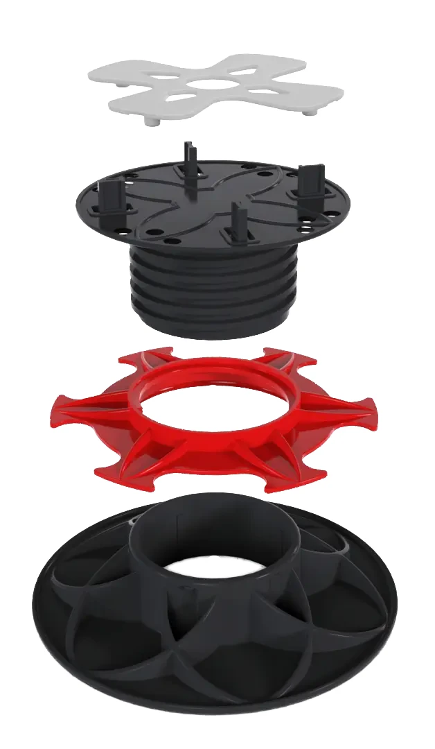 WSPORNIK TARASOWY BASIC REGULOWANY 55-90+ mm – dekoracyjne do wnętrz – Szklane Mozaiki