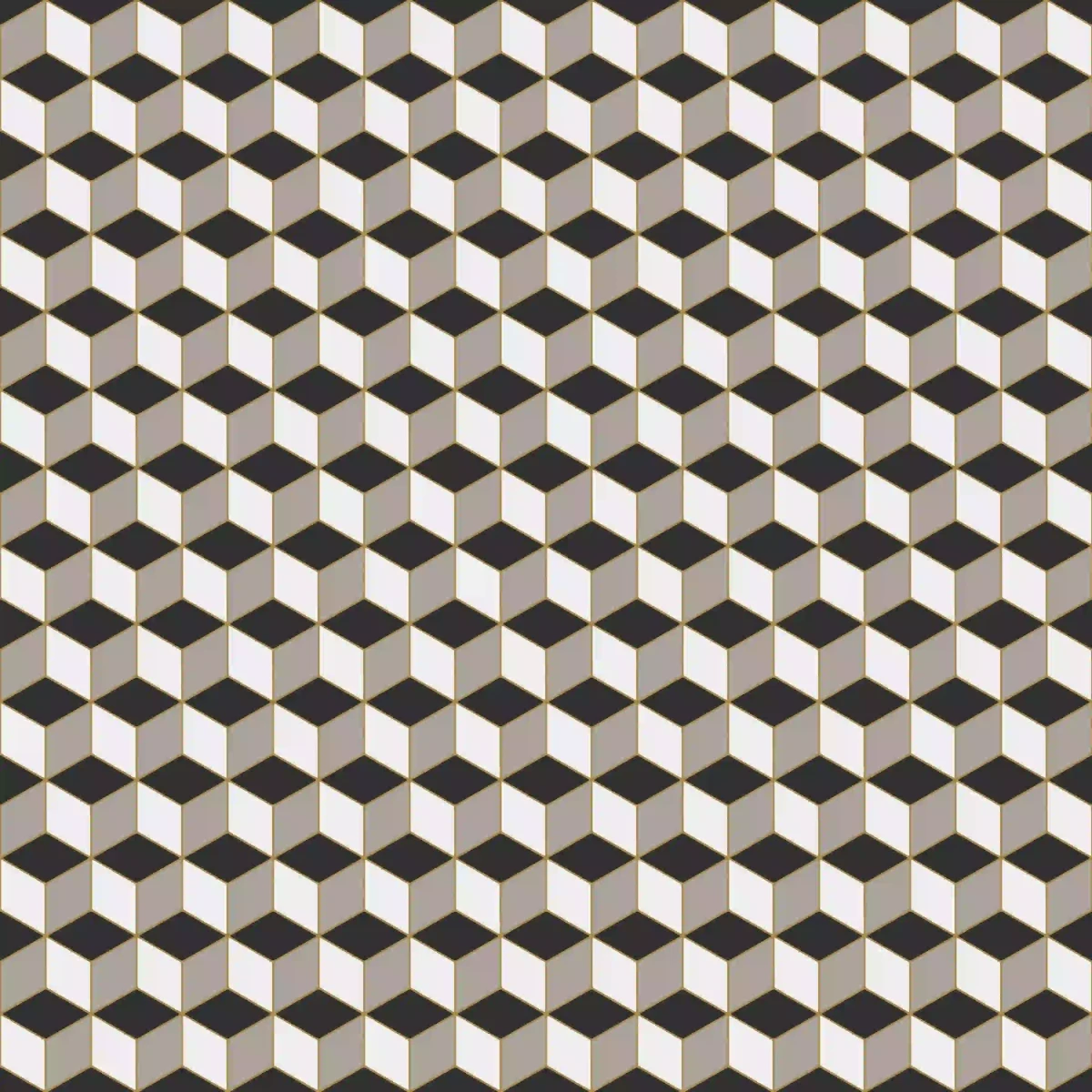 MOZAIKA CERAMICZNA DIAMOND ROMB CUBE GREY – dekoracyjne do wnętrz – Szklane Mozaiki